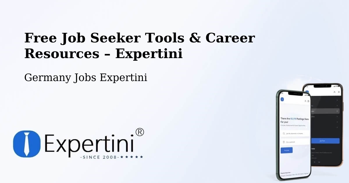 Free Job Seeker Tools & Career Resources – Satrup - Satrup, Germany Jobs Expertini