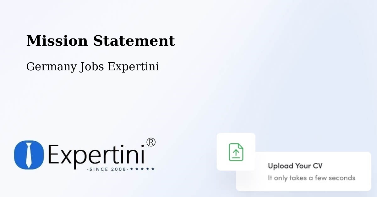 Corporate Mission – Satrup - Germany Jobs Expertini