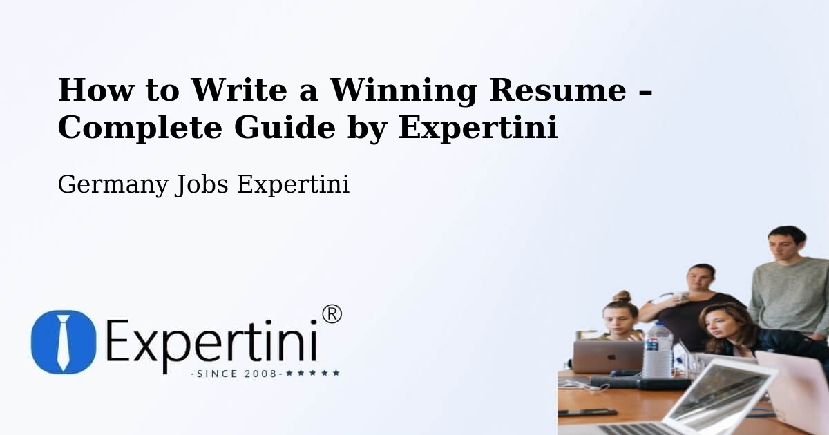 Resume Writing Guide for Job Seekers – Satrup - Satrup, Germany Jobs Expertini