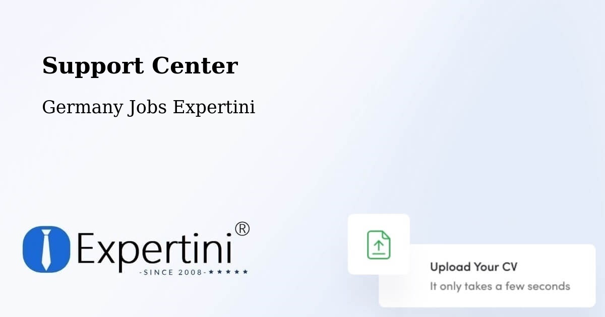 Support Center - Germany Jobs Expertini